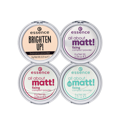 艾森丝essence香蕉粉饼定妆原装定妆哑光a