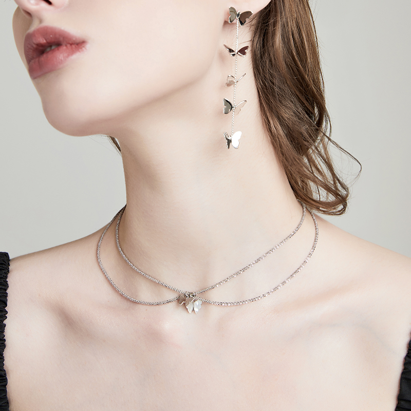925 轻奢小众简约气质锁骨链 choker MMAGPY 春夏伊甸园项链 纯银 925 轻奢小众简约气质锁骨链 choker MMAGPY 春夏伊甸园项链 纯银
