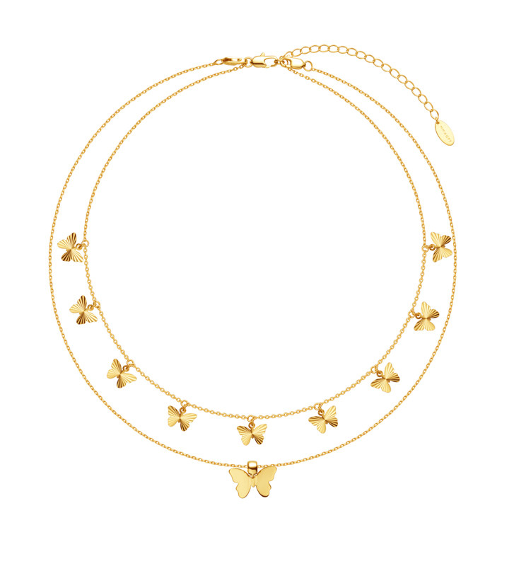 mmagpyx asa安娜苏赛姬蝴蝶锁骨链 MMAGPY项链