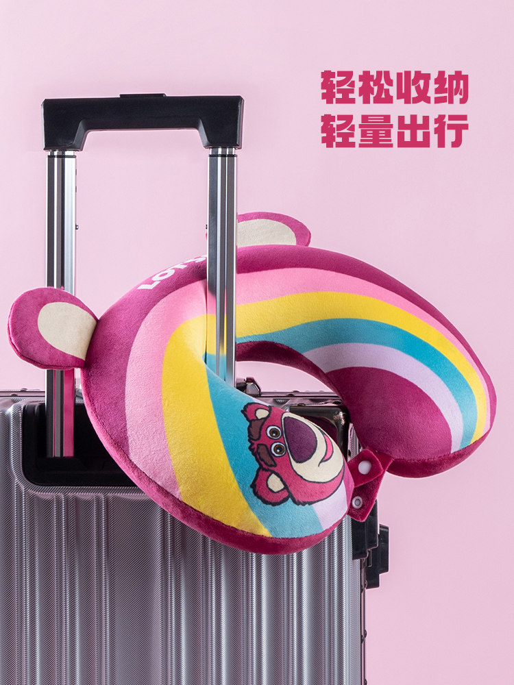 family penguin 亲子企鹅 迪士尼 草莓熊 办公室午睡旅游护颈U型枕 双重优惠折后￥24.4起包邮 多款可选