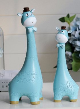 长颈鹿新婚礼物ins北欧风格摆件