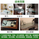 Customized home dining table rectangular glass countertop