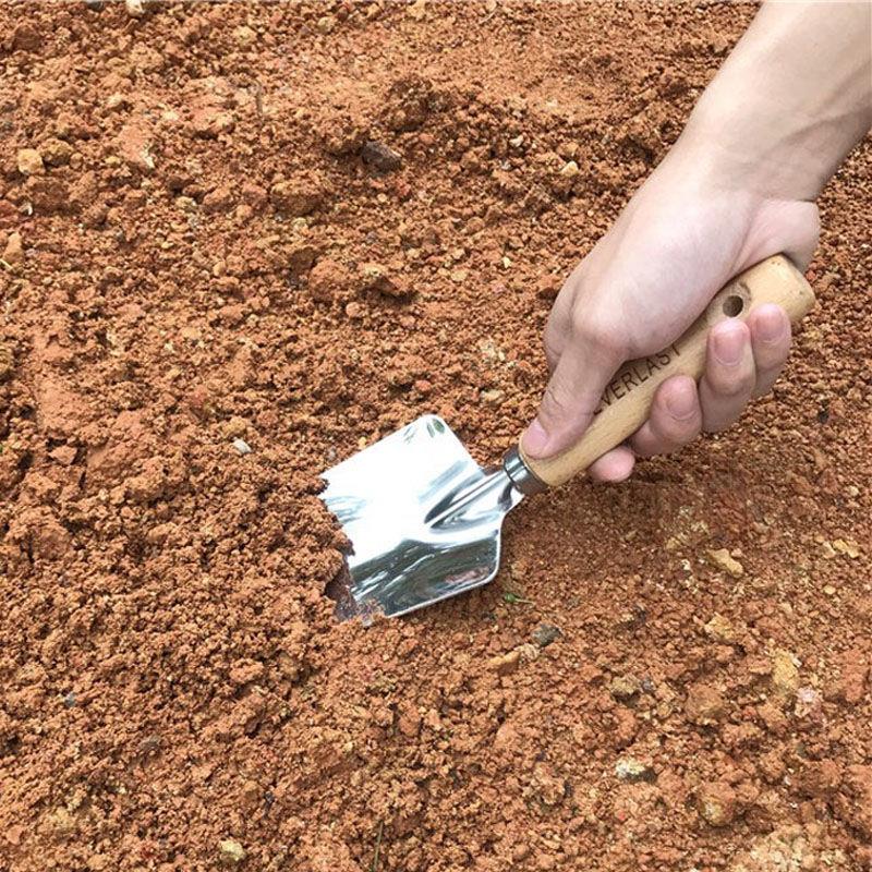 不锈钢锄头耙子钉耙镐铁铲铁锹花铲种花种菜除草翻土农用工具家用 - 图2