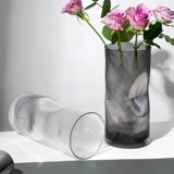 Чужое европейское стиль творческая кривая прозрачная стеклянная ваза