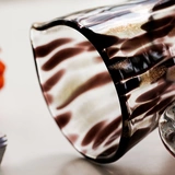 Современный брендовый янтарный стеклянный дизайнерский декор, легкий роскошный стиль