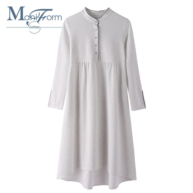 曼妮芬棉质生活40s的针织棉双面布 曼妮芬棉质生活睡裙