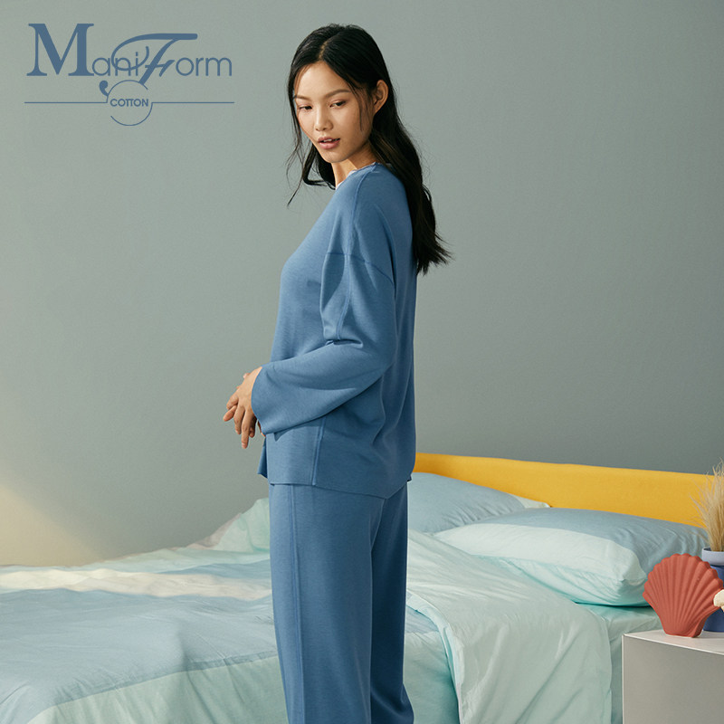 曼妮芬棉质生活零感舒适居家家居服 曼妮芬棉质生活睡衣/家居服套装