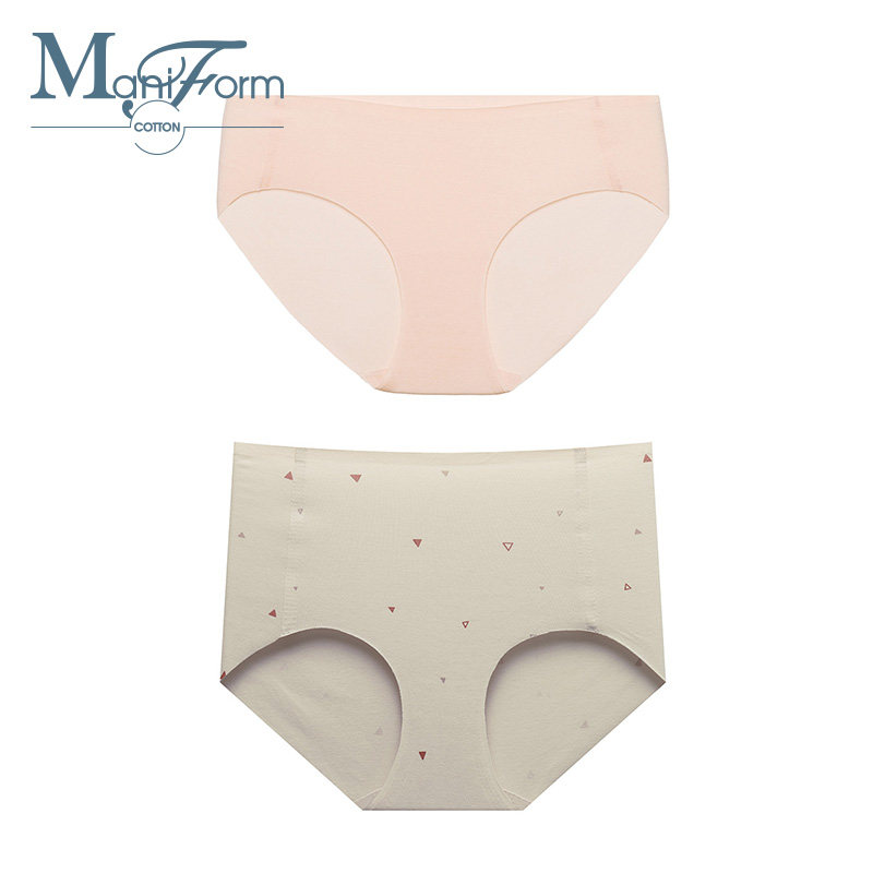 【2条装】曼妮芬棉质生活女士中腰 曼妮芬棉质生活内裤