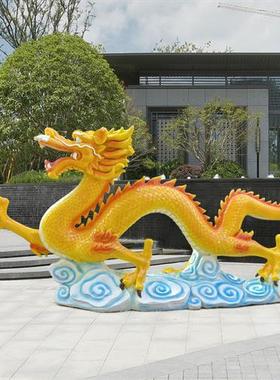 十二生肖玻璃钢雕塑鼠牛虎兔龙蛇马羊猴鸡狗猪园林景观装饰品摆件