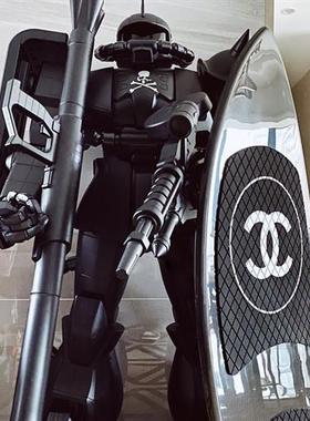 万代高达扎古大型玻璃钢雕塑定制商场展厅居家装饰潮流落地大摆件