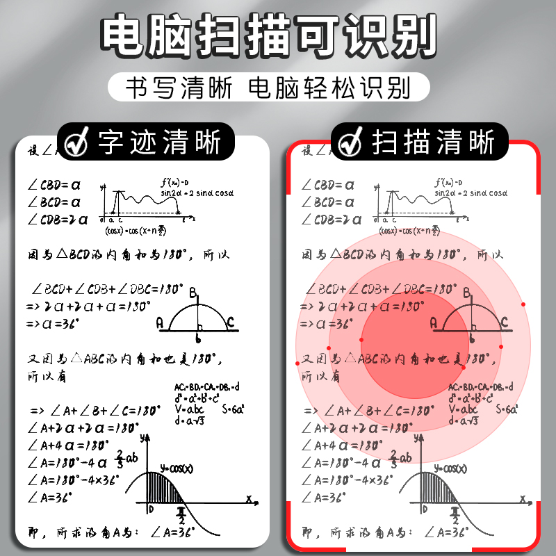 按动四色记忆笔初高中生笔记专用错题订正蓝色水笔红笔黑色刷题笔改错st笔头中性笔圆珠笔简约签字笔速干笔芯 - 图2