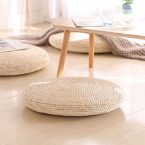 Day-style bushel chic cushion ground thickened round tatami to take a seat Baifo Zen meditation garden floating window grass mat