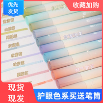 High face value Eye protection fluorescent colour pen Pale Fluorescent Marker Pen Students With Large Capacity Focus Mark Hand Ledger Notes Pen Colour focus Colour Ledger Special Pen Impermeable fluorescent pen