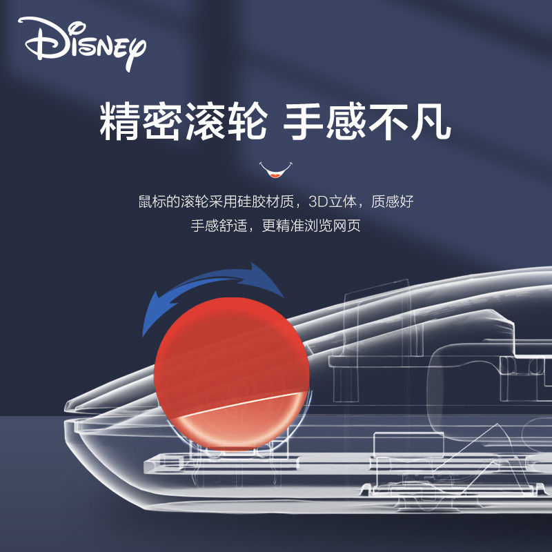 迪士尼无线蓝牙鼠标华为苹果联想 biaonuo标诺无线鼠标