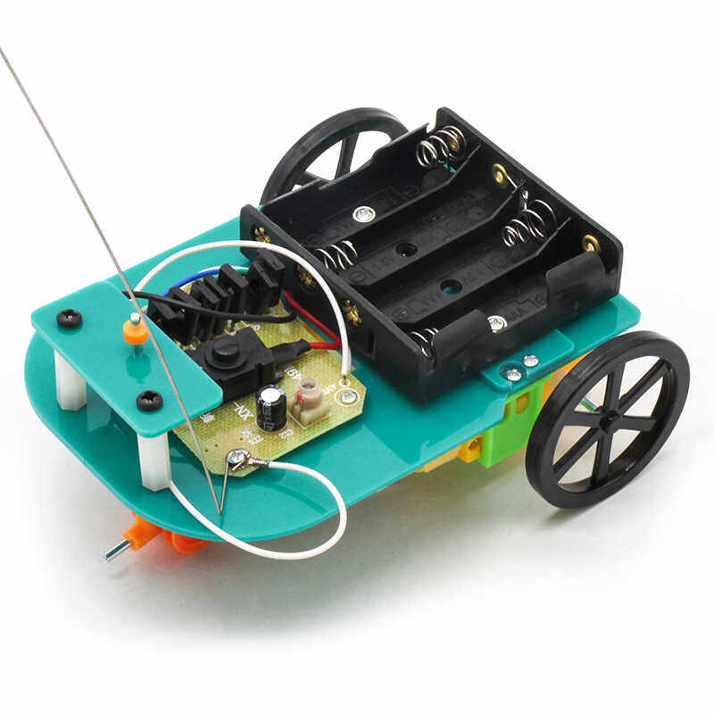 R3W6遥控车材料包27MHZ 儿童电动遥控车DIY小制作科学实验模型,淘宝优惠券,粉丝福利购,淘宝优惠卷