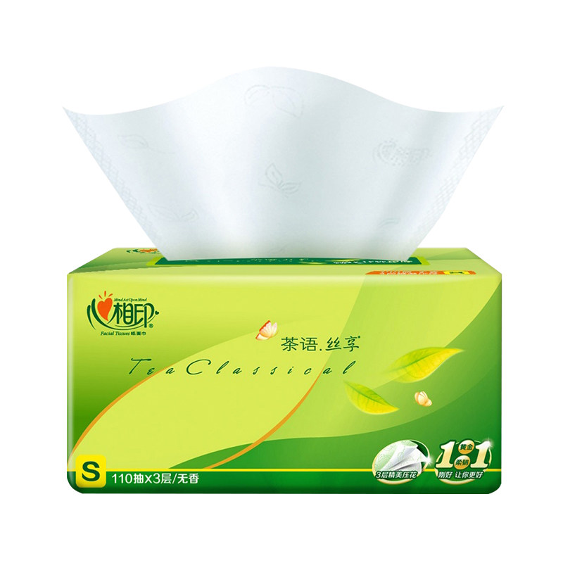 心相印家用实惠装纸抽24包装卫生纸 乾辅家居抽纸