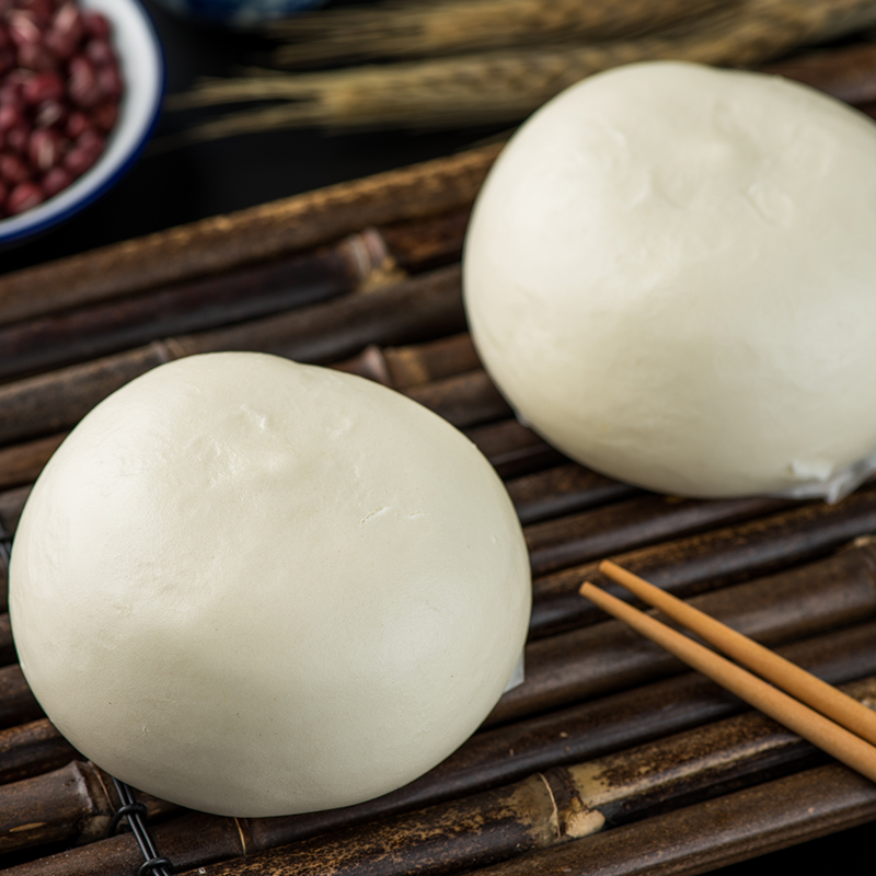 【量折】包道红豆包子豆沙包广式点心早茶早餐包子6个装540g