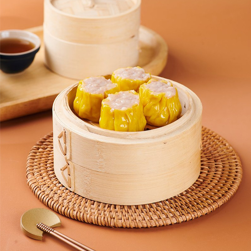 【立减10元】包道烧麦猪肉干蒸烧卖广式早茶速冻面点 组合4包装