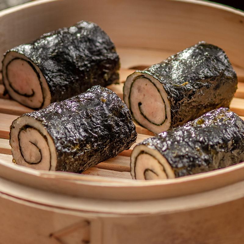 【量折】包道广式早茶点心紫菜卷海苔猪肉卷速食早餐点420g