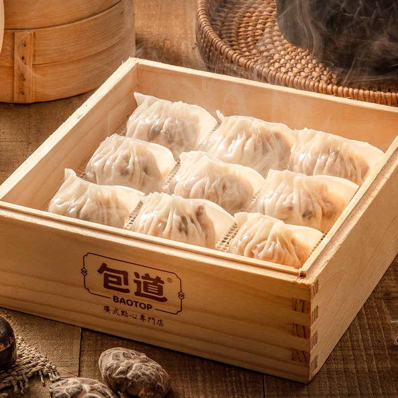 【量折】包道冬菇鲜肉蒸饺子速冻水饺速食冷冻煎饺早餐396g
