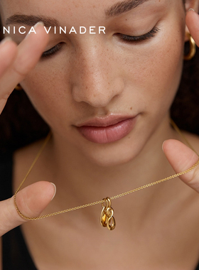 Monica Vinader莫妮卡永恒吊坠优雅悦己圆满灵动经典项链高级感