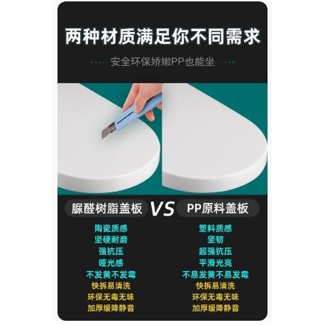 适用恒洁马桶盖加厚厕所板盖子缓降UVO型方形座便盖家用通用配件 - 图3