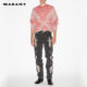 MARANT Men's and Women's Same Style 2025 FABO Pink Fashion Loose Round Neck Sweater Pullover