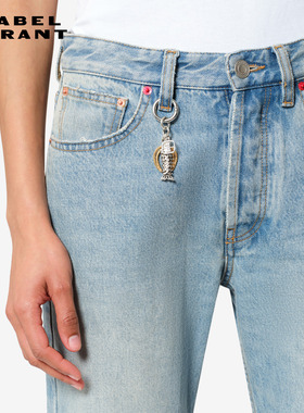 【秀场同款】ISABEL MARANT MINIFISH KR别致鱼形马蹄编织钥匙扣