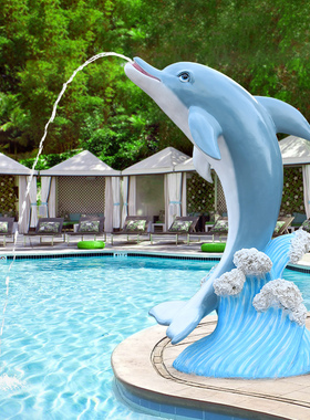 户外仿真雕塑庭院玻璃钢园林景观