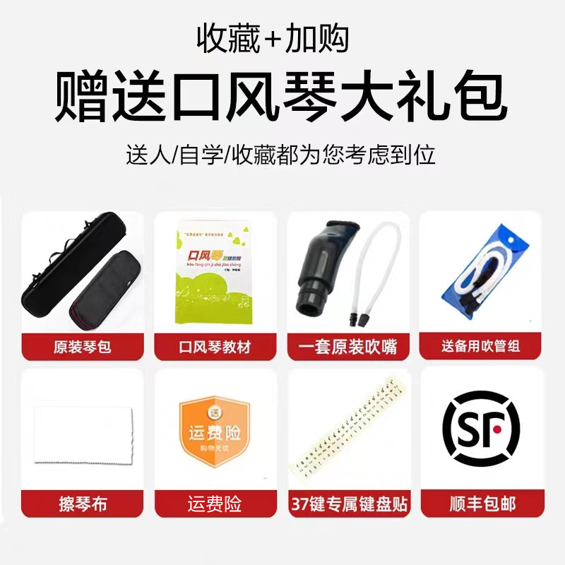 嘉德瑞口风琴37键32键比赛用初学儿童中小学生成人专用专业演奏级