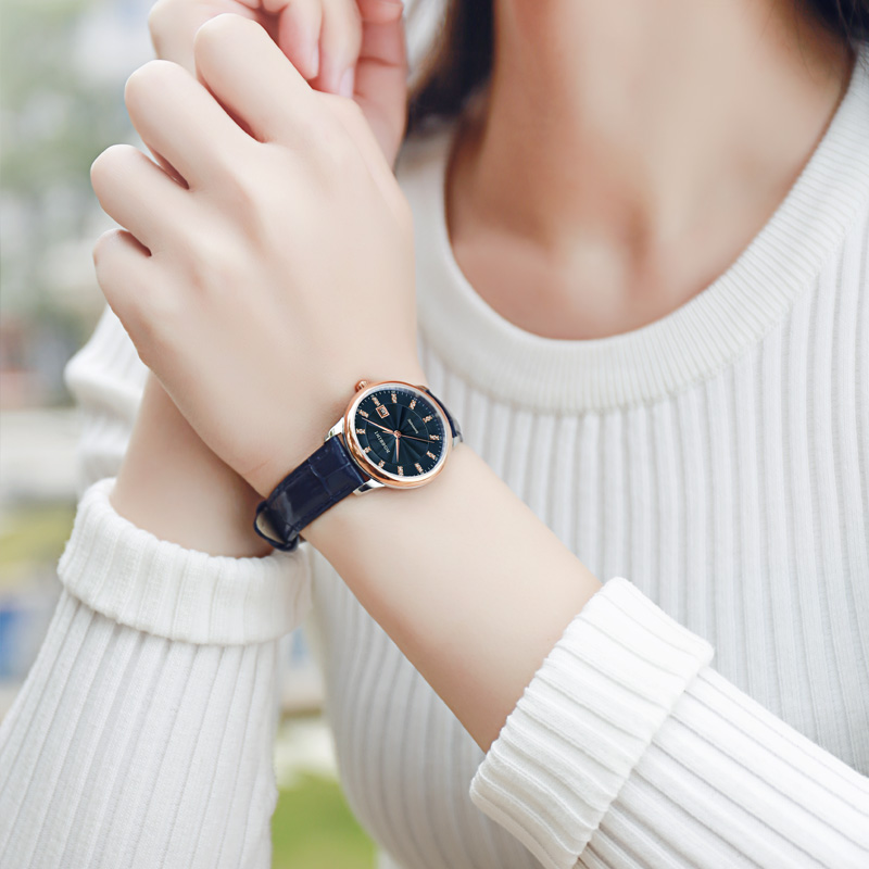 【专柜直发】罗西尼正品手表女商务休闲防水女士时尚潮流金表7716