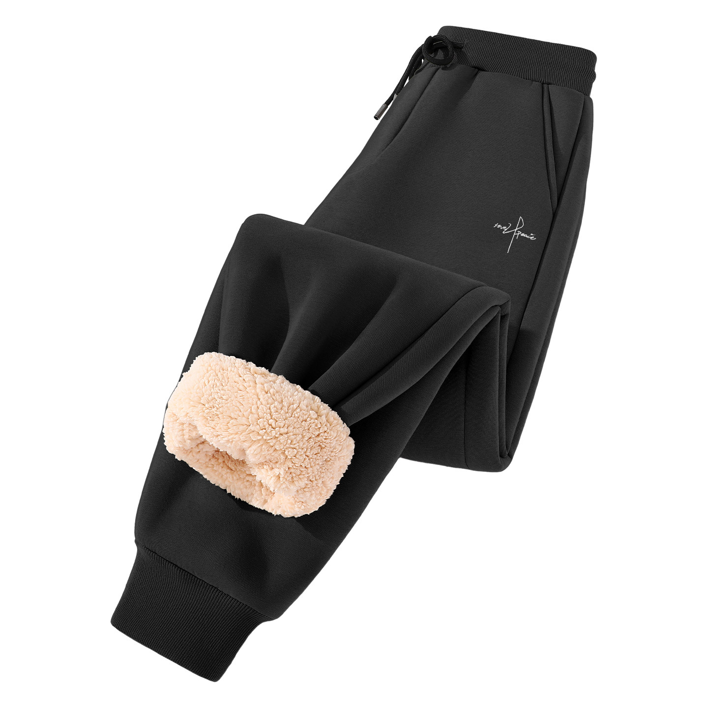 回力重磅羊羔绒束脚卫裤男冬季加厚保暖直筒裤男生蓄热锁温棉裤A,淘宝优惠券,粉丝福利购,淘宝优惠卷