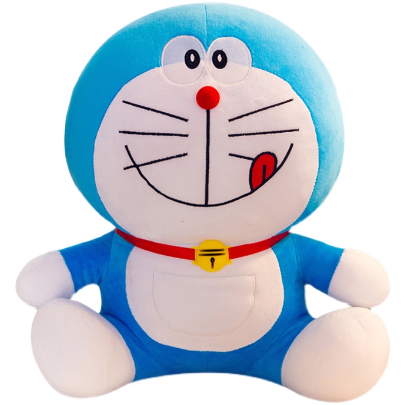 哆啦A梦公仔机器猫毛绒玩具叮当猫蓝胖子抱枕娃娃儿童生日礼物女 - 图3