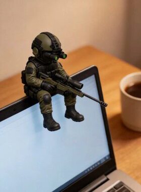 跨境新款Tactical Mini Soldier Figurine战术迷你战士雕像树脂摆
