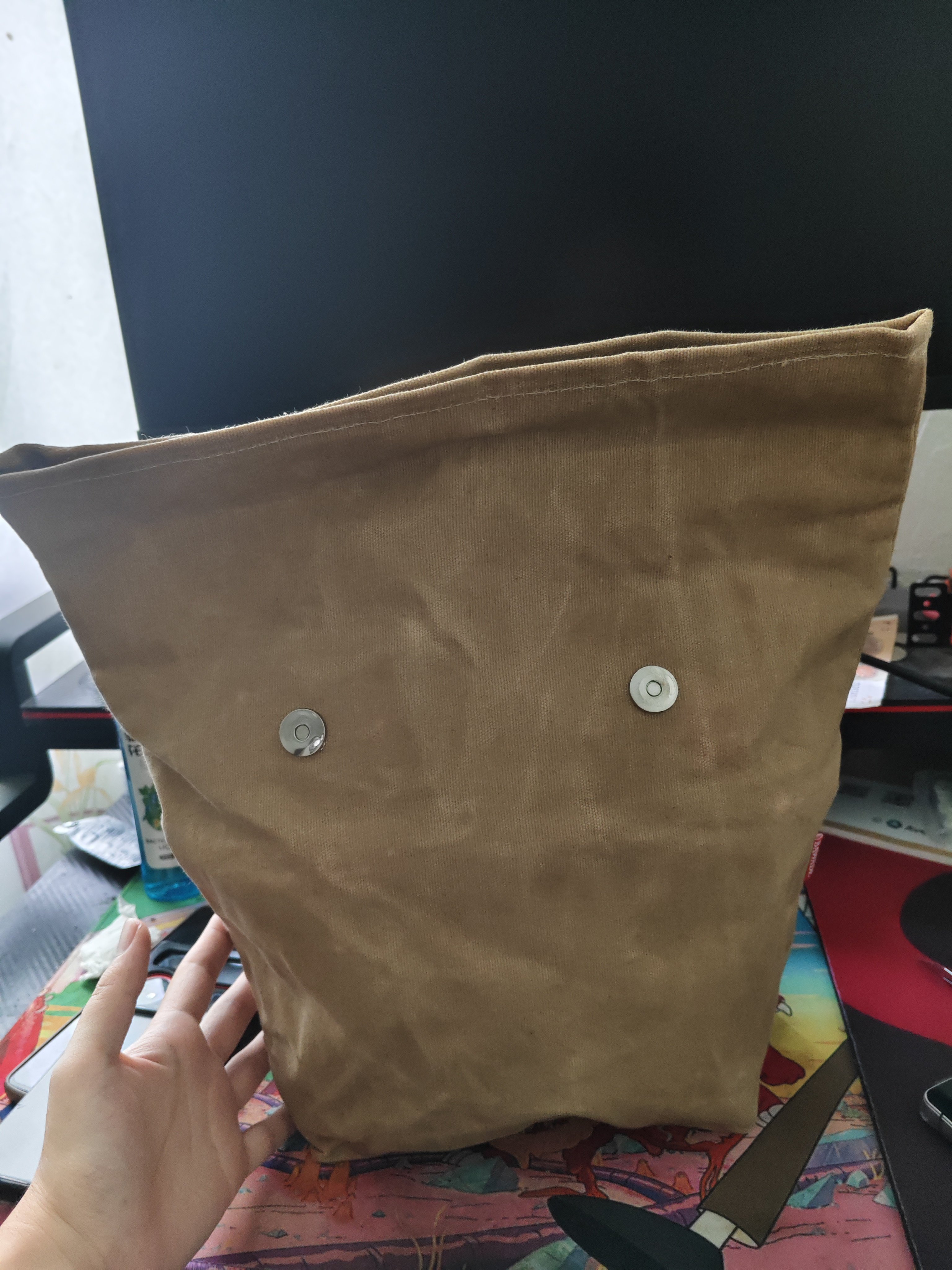 清仓美国产老美式复古铝箔冰袋便当保温袋户外加厚油蜡帆布午餐包,淘宝优惠券,粉丝福利购,淘宝优惠卷