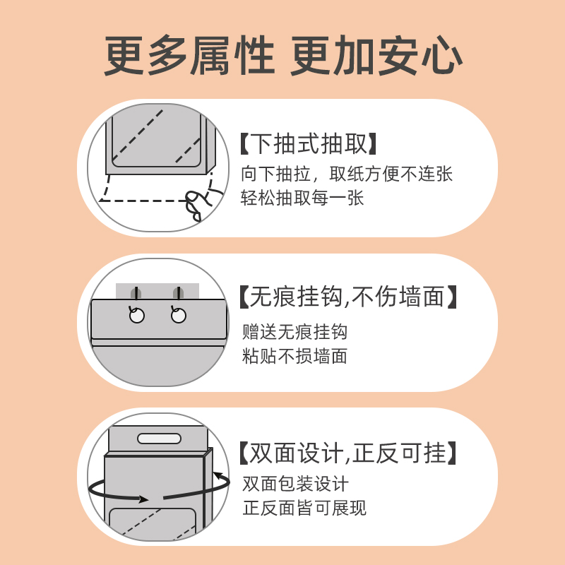 9大包悬挂式抽纸家用实惠装卫生纸擦手纸面巾纸整箱批发纸抽纸巾 - 图2