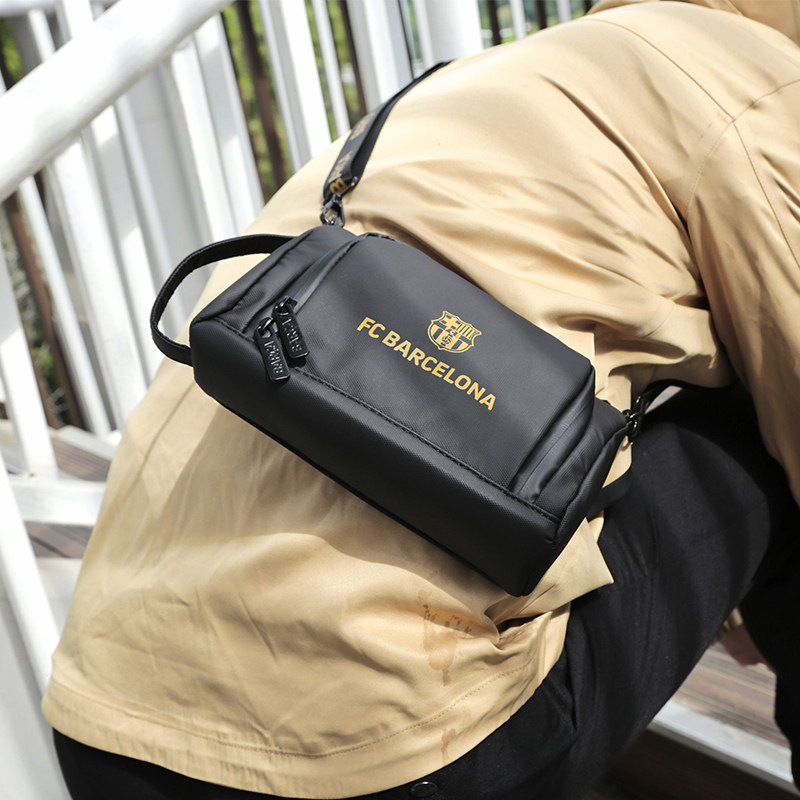 巴萨官方正品新款青年男士手拿袋 彼得蓬然箱包男士包袋