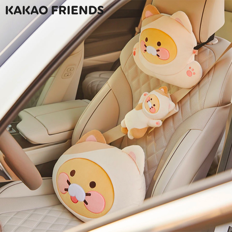 KAKAO FRIENDS萌趣可爱车载用颈枕护颈保护颈椎汽车 - 图1