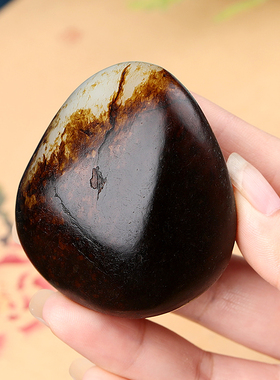 涵怡原石手把件和田玉