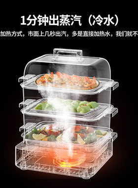 臻米外置水箱多功能大容量电蒸锅