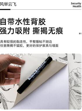 餐边柜背板贴纸装饰子柜