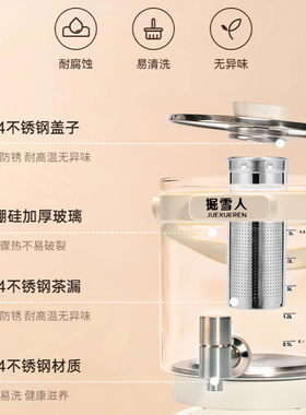 5升水龙头养生壶办公多功能公司大容量多功能不锈钢茶漏恒温烧水3