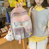 Ранец, сумка через плечо, летний рюкзак, для средней школы, подходит для студента