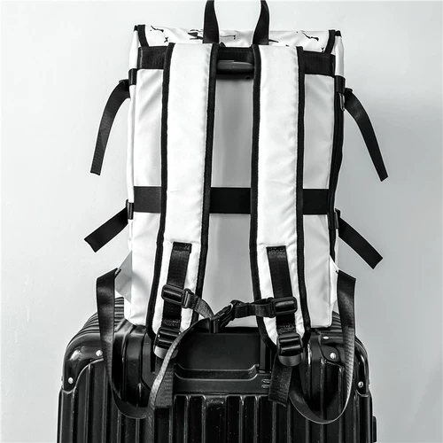 Баскетбольный мужской вместительный и большой школьный рюкзак для школьников, спортивная сумка через плечо, брендовый ноутбук для путешествий, подходит для студента