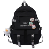 Tide, ранец, трендовый вместительный и большой рюкзак, сумка через плечо, в корейском стиле, подходит для подростков, подходит для студента, для средней школы