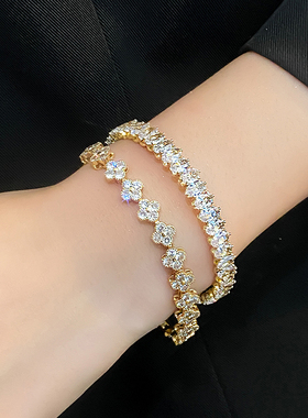 时尚女锆石微镶气质百搭