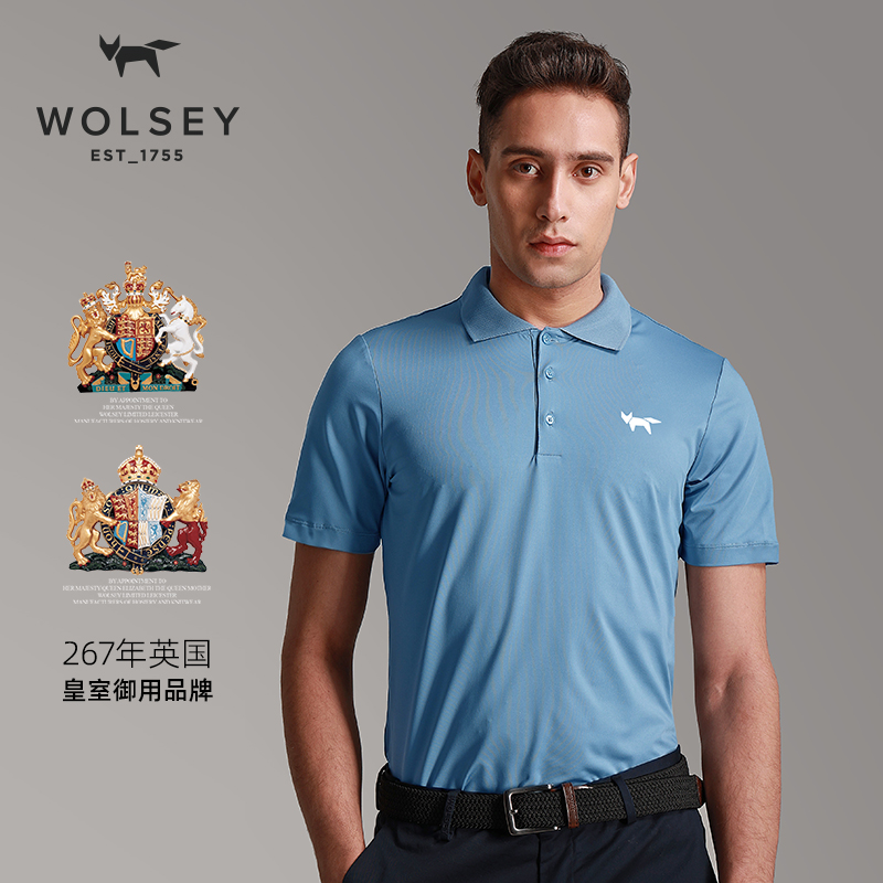 英国 Wolsey 平纹单面针织 男式短袖POLO衫 双重优惠折后￥159包邮 多色可选