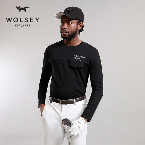 英国百年品牌 Wolsey男士高尔夫长袖T恤WS2234