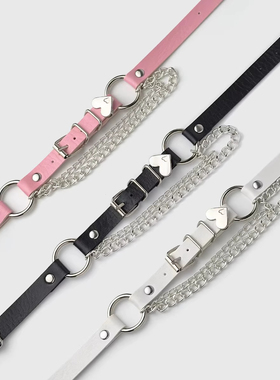项圈男生chocker颈带项链朋克饰品原创锁骨链暗黑风脖颈链颈环
