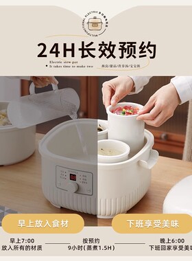 SDRNKA电炖盅隔水炖锅婴儿粥燕窝